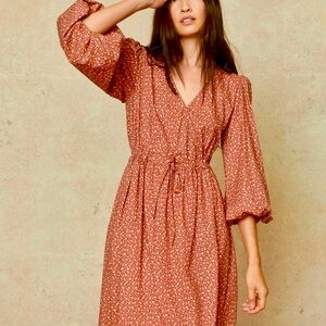 Christy Dawn Saunders Dress in Rooibos Harvest Size XS